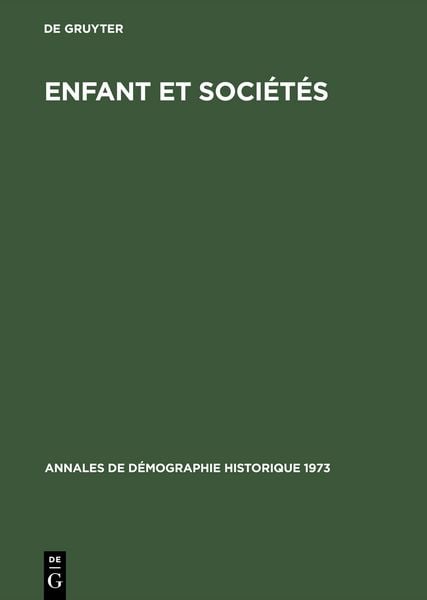 Produktbild: Enfant et soci&eacute;t&eacute;s