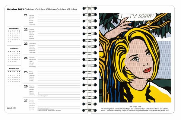 Produktbild: Roy Lichtenstein, Buchkalender 2013