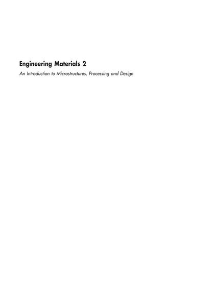Produktbild: Engineering Materials Volume 2