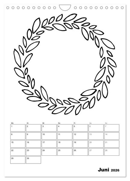 Produktbild: Rahmen Bastel-Kalender - DIY Fotos-Spr&uuml;che-Zitate (Wandkalender 2026 DIN A4 hoch), CALVENDO Monatskalender