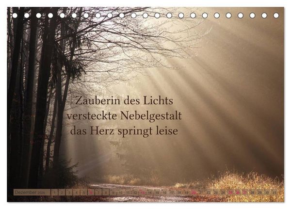 Produktbild: Haiku - Gedichte in 17 Silben (Tischkalender 2026 DIN A5 quer), CALVENDO Monatskalender
