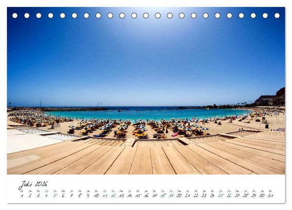 Produktbild: Gran Canaria - 365 Tage Fr&uuml;hling (Tischkalender 2026 DIN A5 quer), CALVENDO Monatskalender