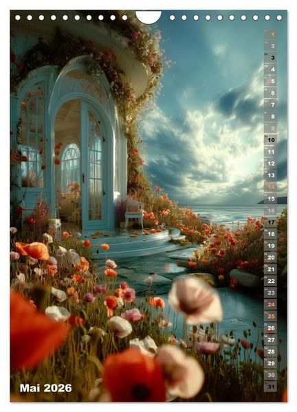 Produktbild: Oasen der Entspannung (Wandkalender 2026 DIN A4 hoch), CALVENDO Monatskalender