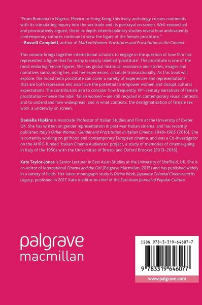Produktbild: Prostitution and Sex Work in Global Cinema