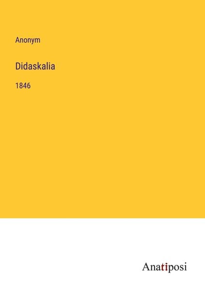 Produktbild: Didaskalia
