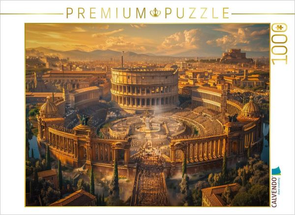 Produktbild: CALVENDO Puzzle Ein Motiv aus dem Kalender Im Schatten des Kolosseums | 1000 Teile Lege-Gr&ouml;&szlig;e 64x48cm Foto-Puzzle f&uuml;r gl&uuml;ckliche Stunden