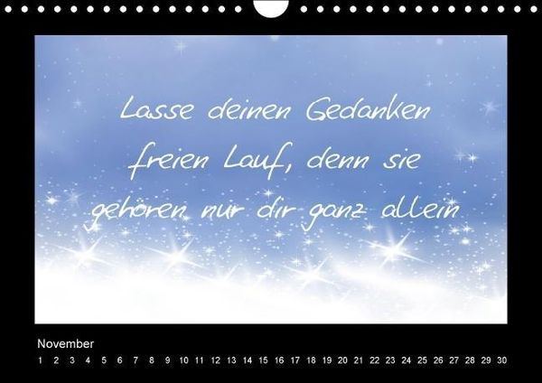 Produktbild: Monatsspr&uuml;che (Wandkalender immerw&auml;hrend DIN A4 quer)