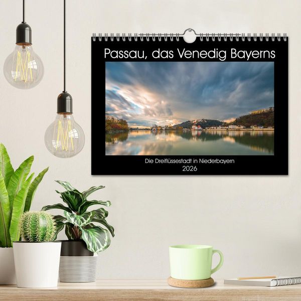 Produktbild: Passau, das Venedig Bayerns (Wandkalender 2026 DIN A4 quer), CALVENDO Monatskalender