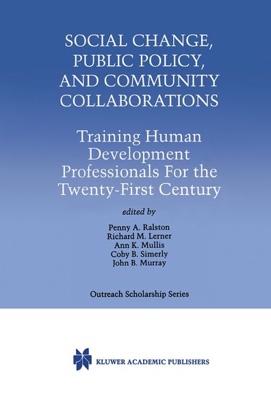 Produktbild: Social Change, Public Policy, and Community Collaborations