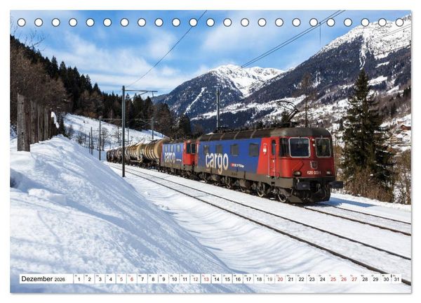 Produktbild: F&uuml;r G&uuml;ter die Bahn (Tischkalender 2026 DIN A5 quer), CALVENDO Monatskalender
