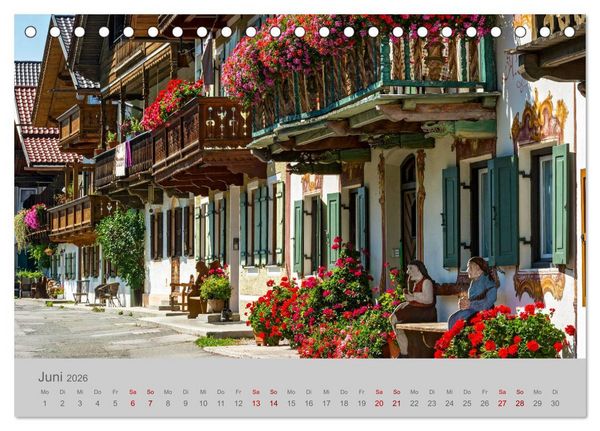 Produktbild: Garmisch-Partenkirchen Werdenfelser Land (Tischkalender 2026 DIN A5 quer), CALVENDO Monatskalender