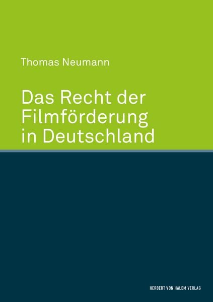 Produktbild: Das Recht der Filmf&ouml;rderung in Deutschland
