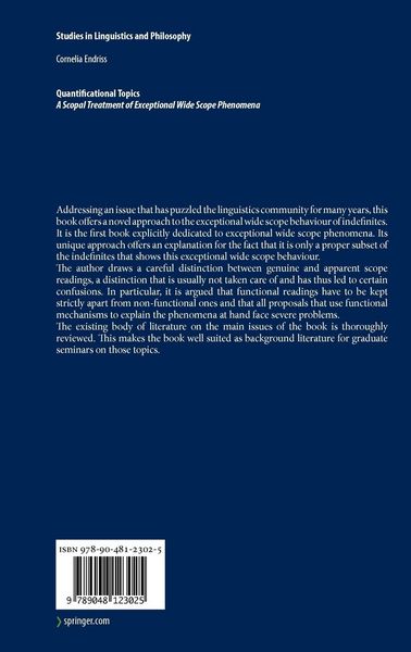 Produktbild: Quantificational Topics
