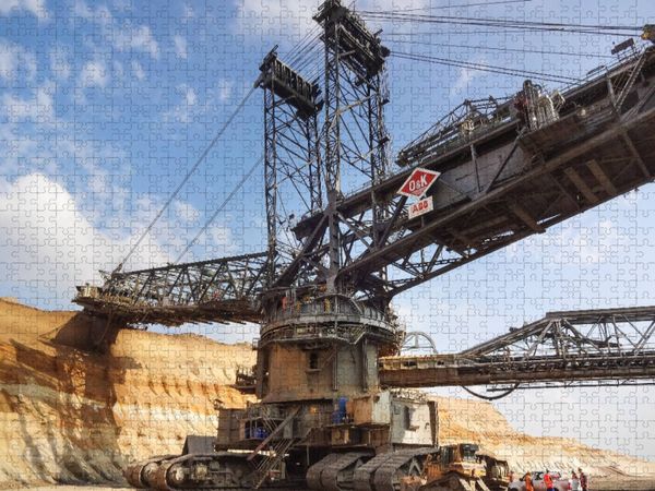 Produktbild: CALVENDO Puzzle Schaufelradbagger 258 | 1000 Teile Lege-Gr&ouml;&szlig;e 64x48cm Foto-Puzzle f&uuml;r gl&uuml;ckliche Stunden