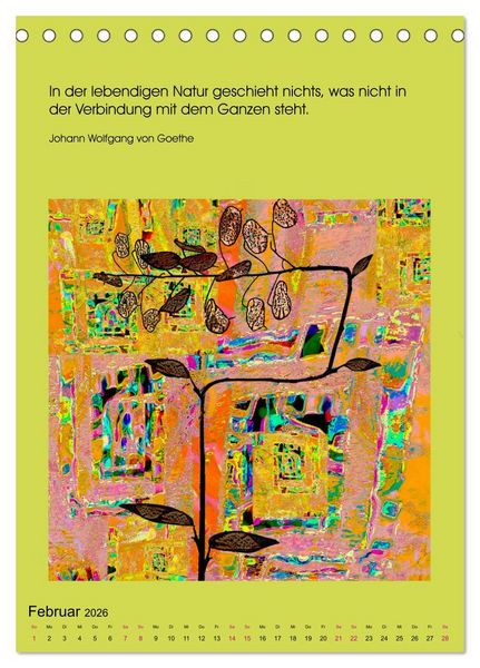 Produktbild: NaturVisionen (Tischkalender 2026 DIN A5 hoch), CALVENDO Monatskalender