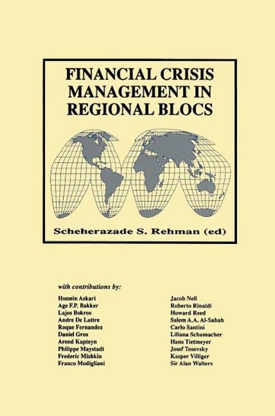 Produktbild: Financial Crisis Management in Regional Blocs