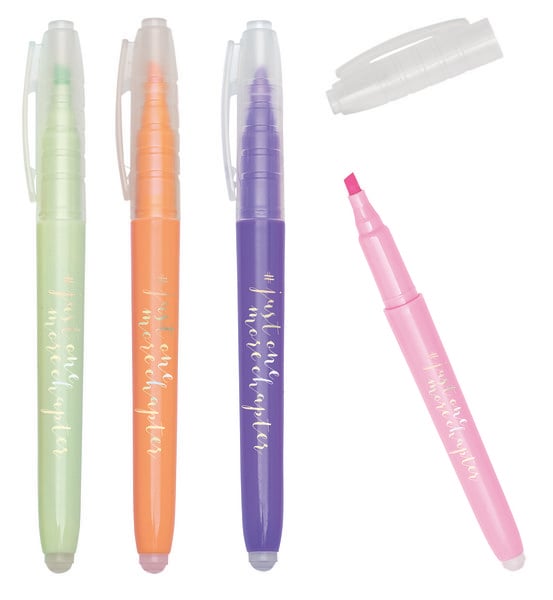 Produktbild: Just One More Chapter Radierbare Highlighter 4er Set