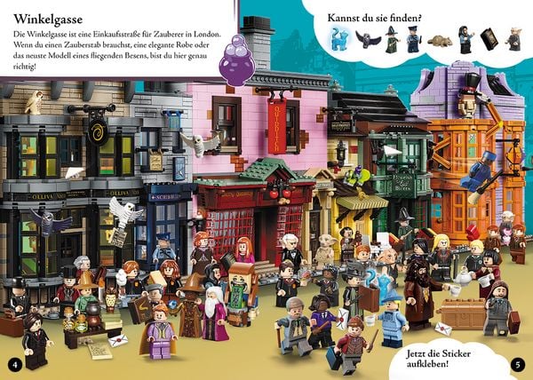 Produktbild: LEGO&reg; Harry Potter&trade; &ndash; Mein magisches Wimmel-Stickerbuch