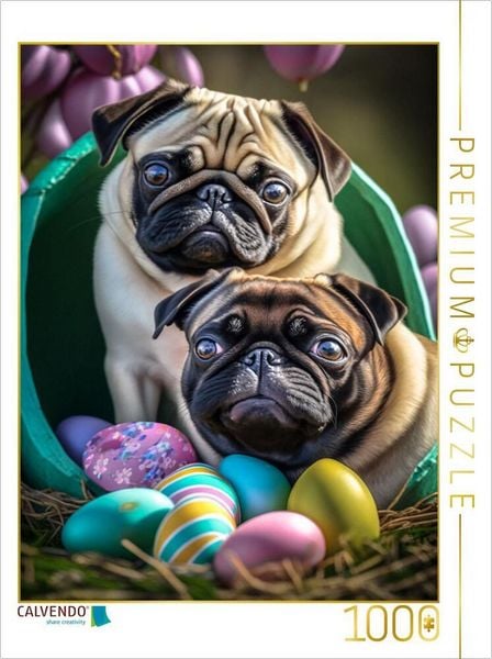 Produktbild: CALVENDO Puzzle Ostereier Suche | 1000 Teile Lege-Gr&ouml;&szlig;e 64x48cm Foto-Puzzle f&uuml;r gl&uuml;ckliche Stunden