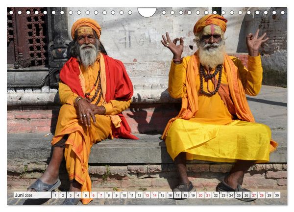 Produktbild: KATHMANDU, Nepals Hauptstadt (Wandkalender 2026 DIN A4 quer), CALVENDO Monatskalender