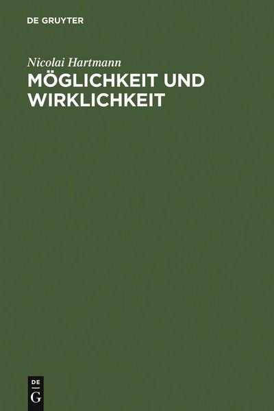 Produktbild: M&ouml;glichkeit und Wirklichkeit