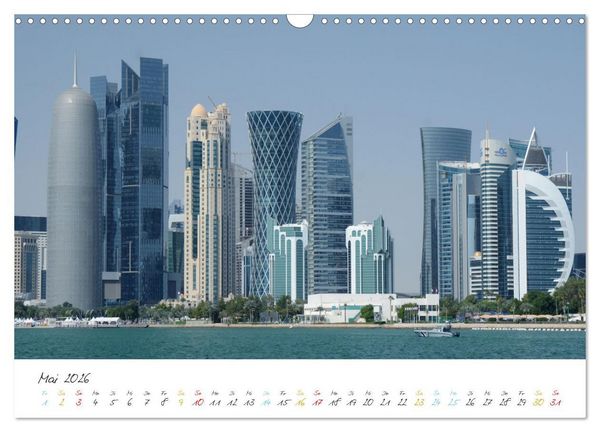 Produktbild: Doha, die arabische Welt im Aufbruch (Wandkalender 2026 DIN A3 quer), CALVENDO Monatskalender