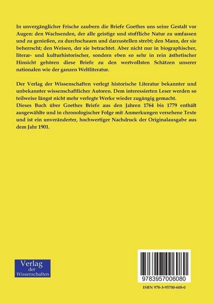 Produktbild: Goethes Briefe