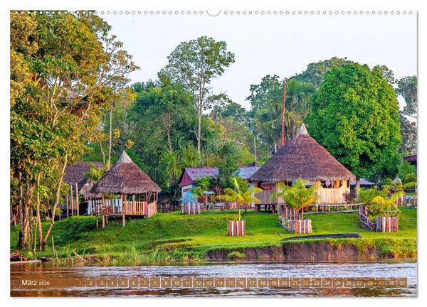 Produktbild: Der Amazonas: von den Anden zum Atlantik (Wandkalender 2026 DIN A2 quer), CALVENDO Monatskalender