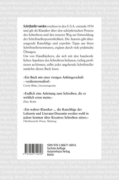 Produktbild: Schriftsteller werden