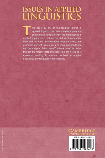 Produktbild: Issues in Applied Linguistics