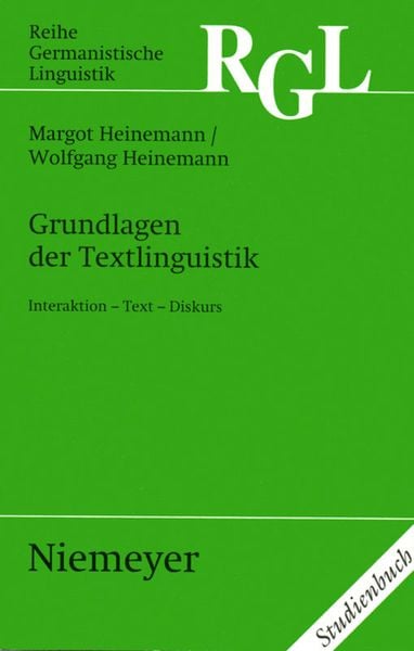Produktbild: Grundlagen der Textlinguistik