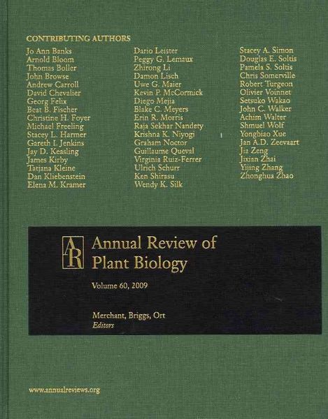 Produktbild: Annual Review of Plant Biology W/Online Vol 60