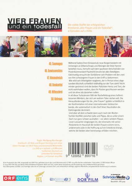 Produktbild: Vier Frauen und ein Todesfall - Staffel 7 [2 DVDs]