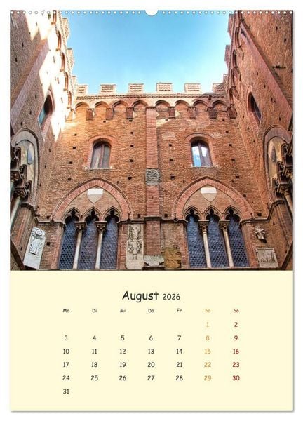 Produktbild: Siena - Impressionen (hochwertiger Premium Wandkalender 2026 DIN A2 hoch), Kunstdruck in Hochglanz