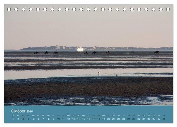 Produktbild: F&ouml;hr 2026. Portr&auml;t einer Insel (Tischkalender 2026 DIN A5 quer), CALVENDO Monatskalender