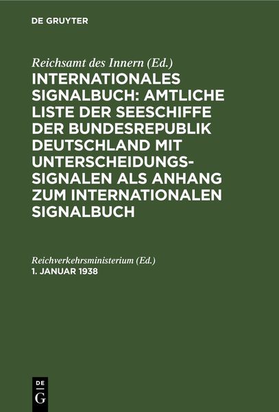 Produktbild: 1. Januar 1938