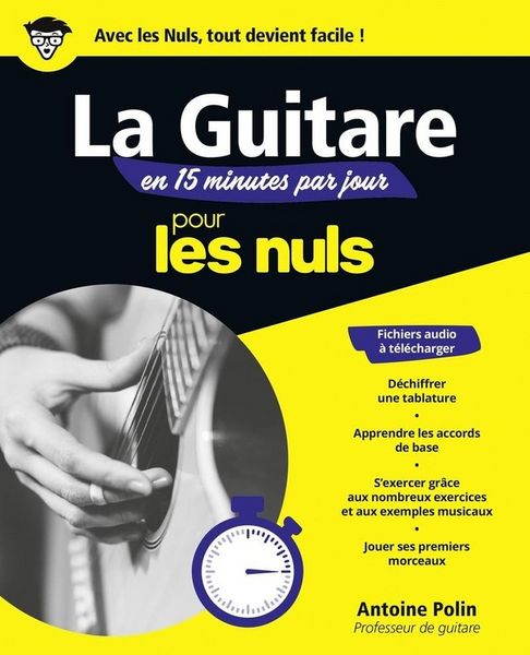 Produktbild: La guitare en 15 minutes par jour pour les nuls