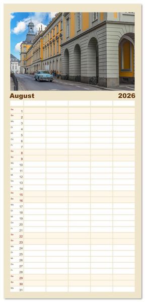 Produktbild: Familienplaner 2026 - Bonn Impressionen mit 5 Spalten (Wandkalender, 21 x 45 cm) CALVENDO