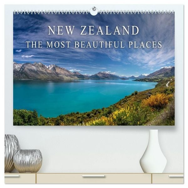 Produktbild: New Zealand - The most beautiful places (High Quality Premium Wall Calendar 2027 DIN A2 landscape),CALVENDO 12 Month Wall Calendar