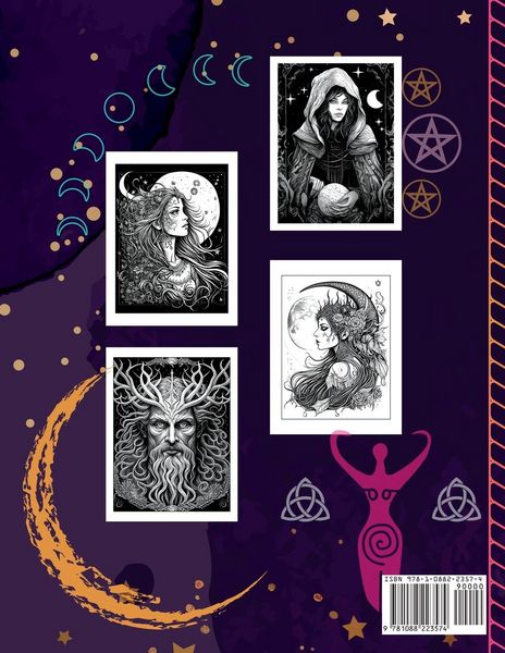 Produktbild: Witchy Women and The Greenman Advanced Coloring Book