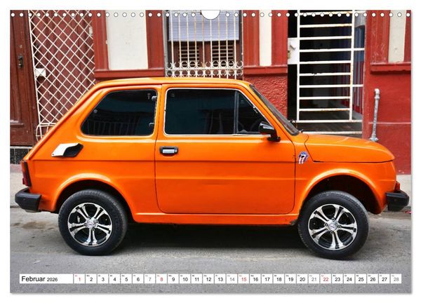 Produktbild: Polski Fiat 126p - Kult auf Kuba (Wandkalender 2026 DIN A3 quer), CALVENDO Monatskalender