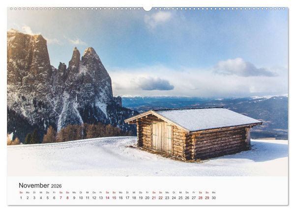 Produktbild: Die sch&ouml;nsten Orte in Italien. (Wandkalender 2026 DIN A2 quer), CALVENDO Monatskalender