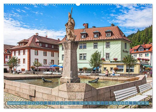Produktbild: St. Blasien - Dom- und Kurstadt (Wandkalender 2026 DIN A2 quer), CALVENDO Monatskalender