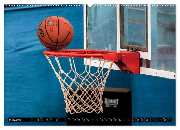 Produktbild: Basketball Action (Wandkalender 2026 DIN A2 quer), CALVENDO Monatskalender