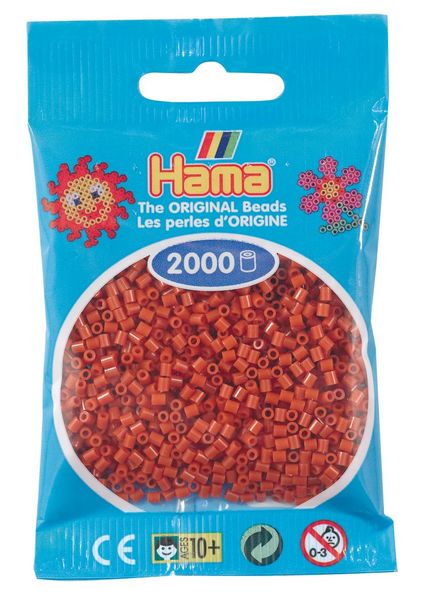 Produktbild: Mini-Perlen, 2000St. Rotbraun