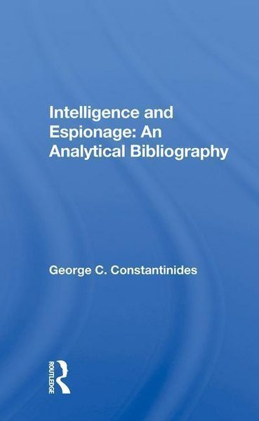 Produktbild: Constantinides, G: Intelligence And Espionage