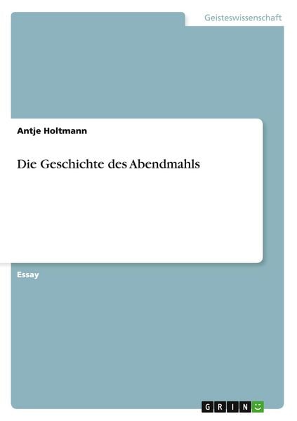 Produktbild: Die Geschichte des Abendmahls