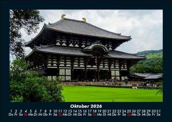 Produktbild: Tempel 2026 Fotokalender DIN A5