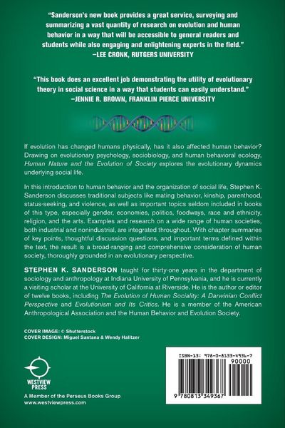 Produktbild: Human Nature and the Evolution of Society