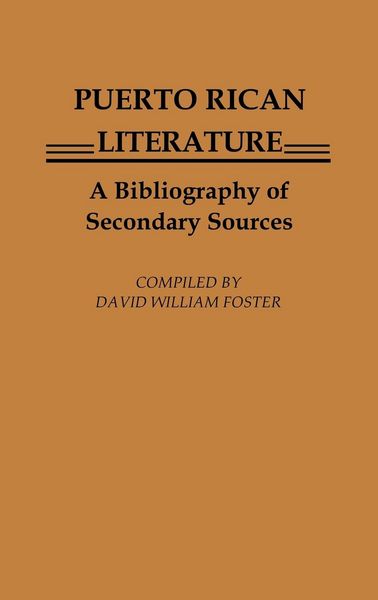 Produktbild: Puerto Rican Literature